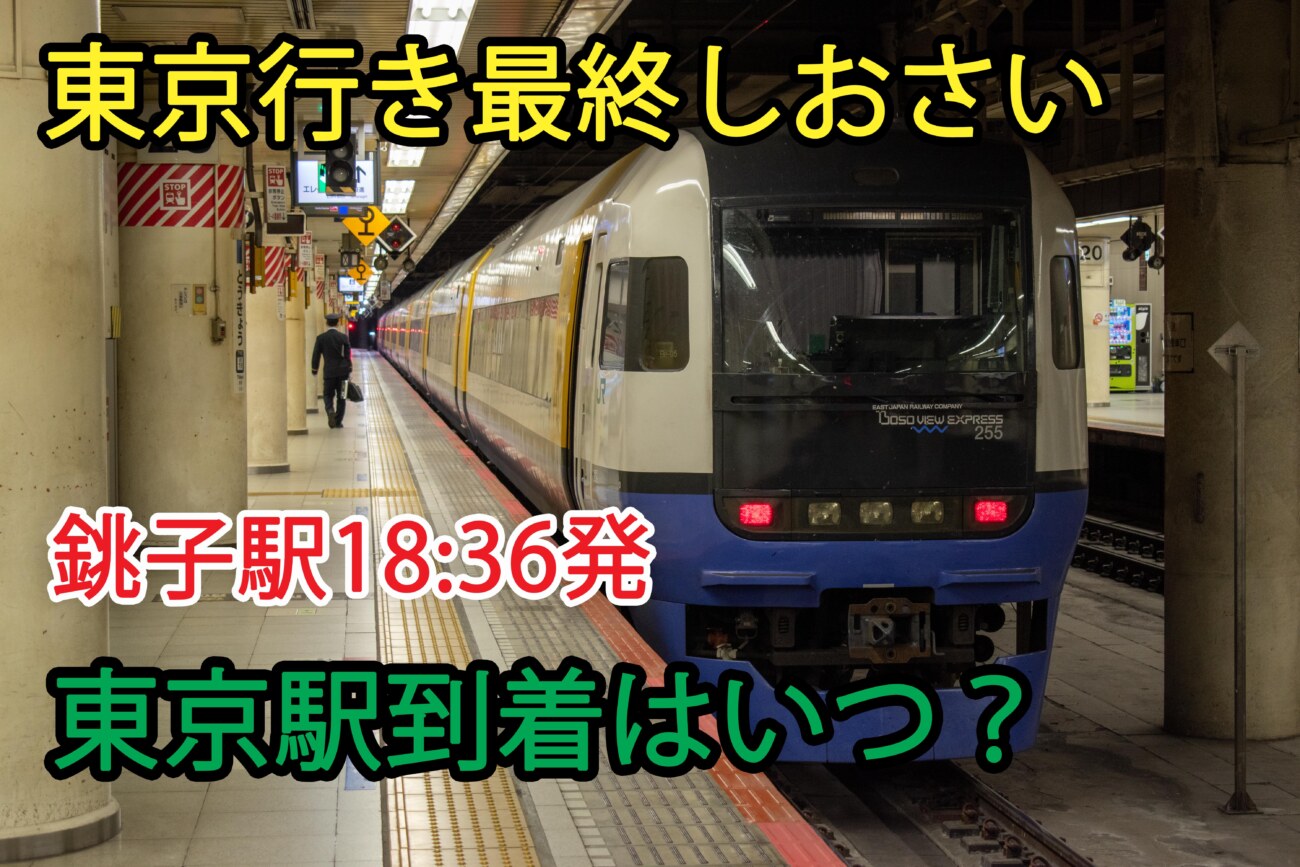 21年ダイヤ改正版 東京行き最終特急しおさい14号乗車記 混雑状況は 銚子 東京 Keitrip